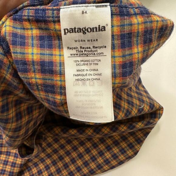 Patagonia Organic Cotton Plaid Button Frint Shirt - Picture 6 of 7